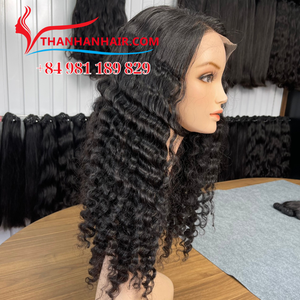 <b>Best</b> Choice Steam Curly <b>Wig</b> Model Raw Vietnamese Human Hair Extensions Lace Closure/Frontal <b>Wigs</b> Indian Brazilian - Product Image 4