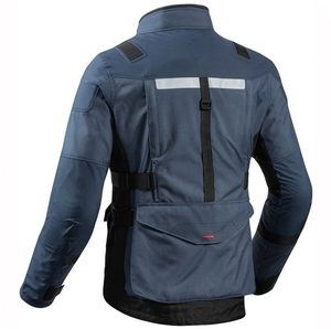 Unisex Blue <b>Motorcycle</b> Riding <b>Jacket</b> Full Sleeve Windproof Breathable Cordura Fabric All Seasons Winter Adventure Wear - Product Image 6