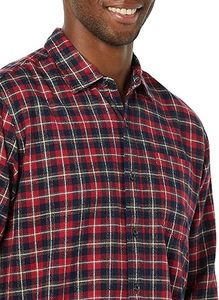 Camisa de Franela de Moda Casual para Hombre, Material de Algodón Ligero de Alta Calidad Premium, Color Sólido, Transpirable, a Cuadros - Product Image 4
