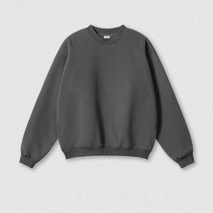 Nouveau Sweat-shirt en molleton français épais OEM 2026 – Sweat-shirt vierge à col rond de haute qualité pour homme, personnalisable pour l'hiver - Product Image 5