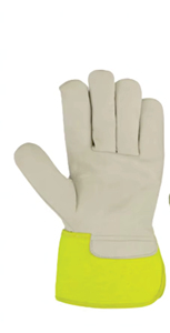 Gants de travail en cuir robustes Spirit Chill 11 oz, épais et lisses, avec logo personnalisé, taille XS, vente en gros, MOQ 50 douzaines, gants de sécurité - Product Image 2