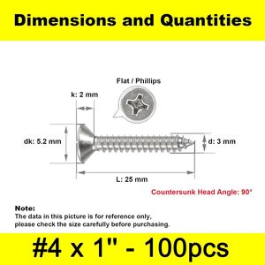 Stainless Steel Cabinet <b>Screws</b> <b>Screw</b> Anchors Corrosion Resistant Self-adhesive Heavy-Duty Furniture Cabinet for Sympathy Modern - Product Image 2