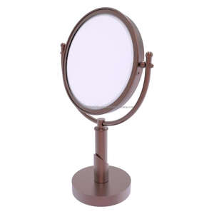 Miroir de courtoisie poli de Style nordique miroir de maquillage de bureau miroir simple face en dentelle décorative en métal pour l'utilisation du maquillage des femmes - Product Image 3