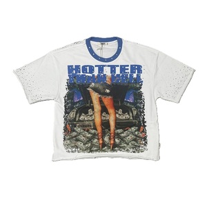 T-shirts en coton lourd de qualité supérieure, effet délavé, sont en vogue dans le streetwear. Les marchands devraient inclure cette référence dans leur liste, car elle est durable. - Product Image 5