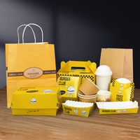 Boîte Déjeuner Écologique en Papier Alimentaire pour Sushi, Frites, Poulet Frit et Burgers – Vente en Gros