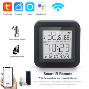 รีโมทคอนโทรลอัจฉริยะ Tuya WiFi พร้อมหน้าจอ LCD เซ็นเซอร์วัดอุณหภูมิและความชื้น ฮับอินฟราเรดอเนกประสงค์สำหรับเครื่องใช้ไฟฟ้าภายในบ้าน รุ่น PST-S09 - Product Image 2