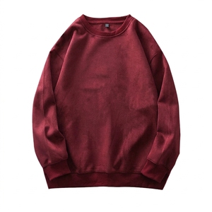 Sudadera con capucha de felpa gruesa 100% algodón para hombre, antipilling, de ajuste holgado, informal, de color liso, para primavera, al por mayor - Product Image 2