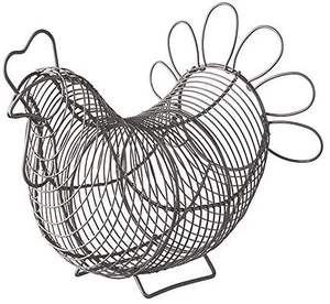 Porte-œufs en fer rustique de style campagnard pour la décoration de cuisine - Product Image 1