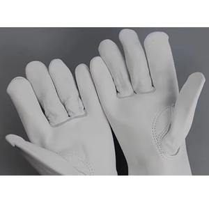 Guantes de Seguridad de Piel de Vacuno Anti-Quemaduras para Soldadura Eléctrica, Antideslizantes y Resistentes al Desgaste, para Edificios Industriales, Guantes para Conductores - Product Image 3