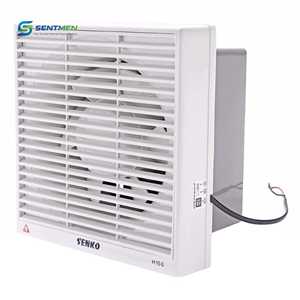 Ventilateur mural réversible Senko H150, ventilateur de ventilation à 2 voies, ventilateur d'admission et d'évacuation d'air pour la maison et la salle de bain - Product Image 3