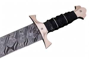 Handcrafted Patterned Steel Long-Profile <b>Craft</b> <b>Tool</b> Stacked Washer Handle Executive Display Piece - Product Image 6