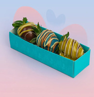 Mini Boîte Plateau en Carton pour Crêpes, Gaufres, Sushi, Brownies, Cookies, Barbecues, Emballage de Pâtisserie, avec Lamination Mate pour Restauration Rapide