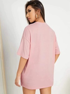 Nueva Camiseta Informal de Diseñador, Camiseta de Lujo con Cuello Redondo y Estampado, Ropa de Diseñador para Damas al por Mayor - Product Image 2