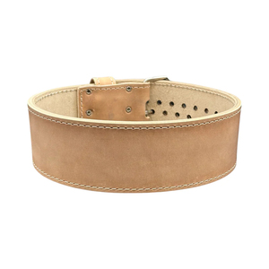 Ceinture de musculation personnalisée avec logo, couleur au choix, 10 mm, antidérapante, soutien dorsal pour la gym, protection avancée, boucle en cuir suédé véritable - Product Image 3
