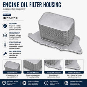 Alloggiamento Filtro Olio Motore Rinforzato per <span class=keywords><strong>BMW</strong></span> Serie 1 2 X1 Mini OE 11428585238 11428574004 con Test di Qualità Rigorosi - Product Image 1