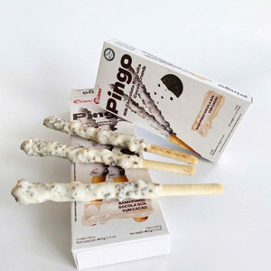 Vietnamese Unique <b>Biscuit</b> Sticks with Milk Chocolate Cocoa Crumb ODM Snack 49.5g ODM Available - Product Image 1