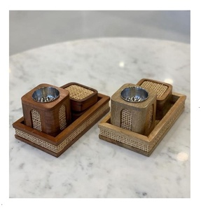 2026 meilleure vente arabe en bois Bakhoor boîte plateau ensemble brûleur d'encens Rose parfumée Oud aromathérapie diffuseur pour parfum de maison - Product Image 2