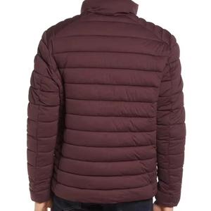 100% Nylon Hooded Puffer <b>Jacket</b> with <b>Patchwork</b> Design for Winter - Product Image 5