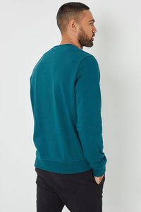 Sweat-shirt Homme Haute Qualité Personnalisé 100% Coton Durable Basique Coupe Ample Col Rond Surdimensionné avec Coutures Exposées pour l'Automne - Product Image 3