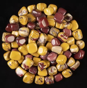 Piedras Pulimentadas de Jaspe Mookaite Amarillo de 18-25 mm, Piedra Preciosa Natural para Decoración del Hogar, Manualidades de Feng Shui - Product Image 4