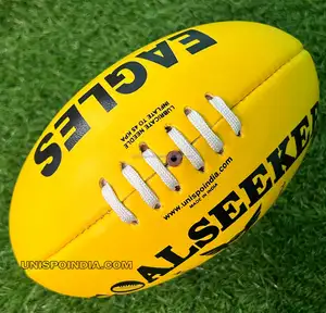 Mini AFL Football Promotional Football Made Of Soft Foam Pvc With Rubber Lining