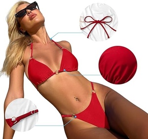 Soft fabric <b>bra</b> bickni beachwear - Product Image 3