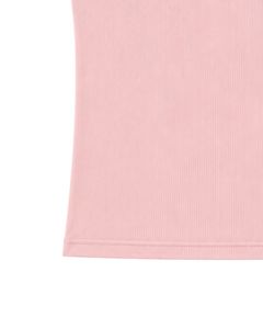 เสื้อกล้ามผู้ชายผ้าฝ้ายสีชมพูแบบริบ ผลิตตามสั่ง ทรงเข้ารูปลำลอง ใส่สบายสำหรับฤดูร้อน เหมาะสำหรับออกกำลังกาย ยืดหยุ่นได้ สกรีนโลโก้ได้ - Product Image 6