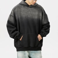 Hoodie Pria Musim Dingin Model Kantong Kanguru, 100% Katun Fleece, Bernapas, Ramah Lingkungan, Cepat Kering, Anti Kusut, Permintaan Tinggi