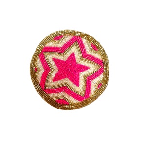 ชุดที่รองแก้วปักลูกปัดลูกปัดลูกปัดมีสไตล์ประดับทำด้วยมือ - Product Image 2