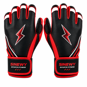 Guantes de Bateo SINEWY, Color Personalizado, Cierre de Velcro, Ambidiestros, para Entrenamiento, Adultos, Unisex, Ligeros - Product Image 5