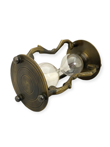 Sablier en laiton massif de qualité supérieure, fait main, classique, décoratif vintage, accent de table, cadeau d'anniversaire, objet de collection pour la maison - Product Image 1