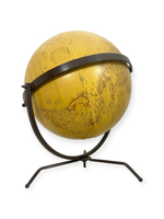 Globe terrestre éducatif GOT72/12 en fer forgé Art Déco, modèle de carte du monde premium, écologique, pour la maison, le bureau, la salle de classe, le bureau d'étude