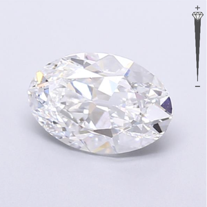 Diamante Sintético Certificado por IGI de 2.26 CT, Corte Ovalado, Color D, Claridad VVS2, Cultivado en Laboratorio, 782631289, ROYAL GEMS, para Joyería - Product Image 3