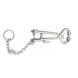 Dernier modèle de bague nasale en laiton pour bovins, bœufs et vaches, bague de bœuf en laiton de qualité supérieure pour la manipulation du bétail, usage vétérinaire et en ferme animale - Product Image 2