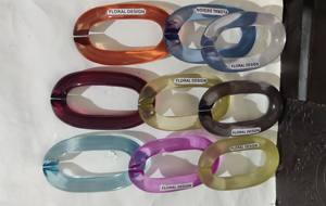 Cadena de Acrílico Mate de Gran Tamaño con Anillo de Resina Mate para Bolsos, Accesorios para Bolsos de Mujer - Product Image 6