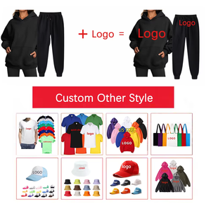 Conjunto de Sudadera con Capucha para Mujer, Impresión de Logotipo Personalizado, Publicidad Promocional, Color Sólido, Sudadera con Capucha y Pantalones Deportivos de Forro Polar para Invierno - Product Image 5