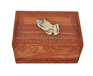 Urnes funéraires en bois pour adultes Urnes funéraires Urnes funéraires Taille personnalisée Fournitures funéraires - Product Image 4