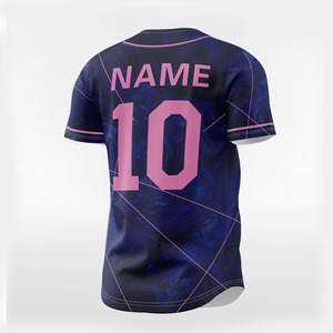 Camisetas de Béisbol Sublimadas Personalizadas, Último Diseño, Ropa Deportiva Transpirable, Camiseta de Béisbol Sublimada Personalizada al por Mayor en Tallas Grandes - Product Image 5