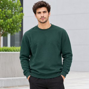 Sweat-shirt à coupe classique pour homme, impression graphique personnalisée en relief, pour les entreprises de fabrication de vêtements - Product Image 2