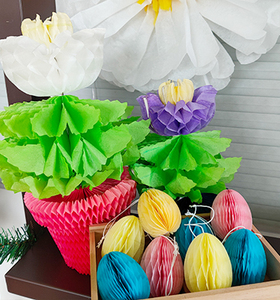 Decoración Colgante Artificial de Papel de Panal de Abeja de 3 Pulgadas para Interiores, Impresión Offset de 4 Colores, Luces para Navidad, Pascua y Otras Festividades - Product Image 4