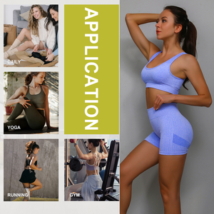 Heavy Fashion Printed Fitness Workout Yoga Set Sports Bra And Legging Set - Product Image 2