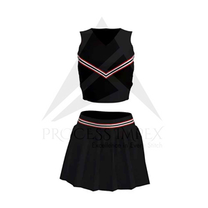 Uniforme de cheerleading pour femmes de haute qualité, séchage rapide, léger, couleur unie, en vente - Product Image 2