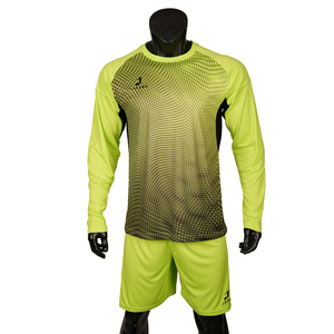 Conjunto de Camiseta de Portero de Manga Larga Personalizada para Hombre, Uniforme de Fútbol Sublimado de Secado Rápido, Fabricante OEM, Marca Privada - Product Image 1