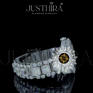 Reloj RLX de Lujo con Diseño Moderno 2026, Aleación de Cuarzo, Estilo Hip-Hop, con Diamantes Moissanite, Regalo para Compromiso, Boda, Aniversario - Product Image 3