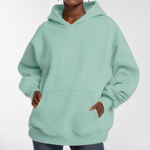 Sweat-shirt personnalisé pour femme, coupe oversize en molleton, poignets côtelés, coupe décontractée, style décontracté - Product Image 4