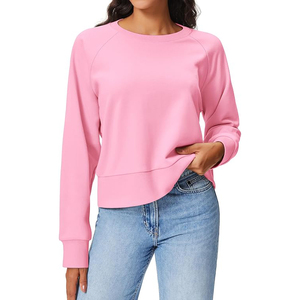 Sweat-shirts à paillettes pour femmes, col rond, manches longues, coupe décontractée, en molleton doux, mélange de coton, pour soirée - Product Image 3