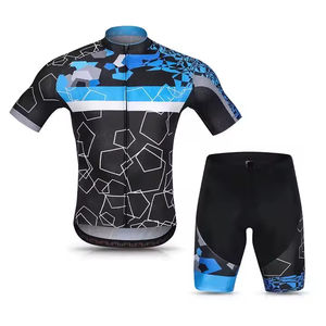 Vêtements de cyclisme personnalisés en gros, écologiques, légers, 100% polyester pour hommes, avec logo personnalisé, prix bas, qualité supérieure - Product Image 1