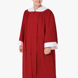Túnicas de Coro Unisex de Alta Calidad al por Mayor OEM con Estolas, Paquete de Túnicas de Iglesia para Clero - Product Image 2