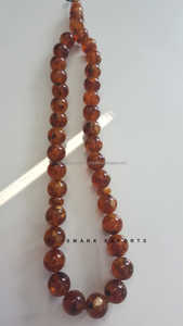 Elegante Tasbih Misbaha de Resina Marrón Estilo Ángel, 33 Cuentas, Regalo Espiritual Islámico para Zikr/Dhikr - Product Image 6