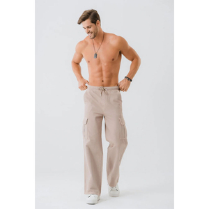 Jeans à jambes larges en denim 100% coton vintage pour homme, sur mesure, service OEM, imperméable, respirant, respectueux de l'environnement - Product Image 1